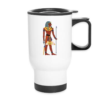 Egypte ancienne - Tasse isotherme avec poignée - blanc - Devant