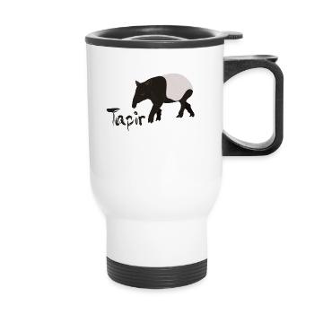 Tapir - Thermobecher mit Tragegriff - Weiß - Vorne