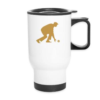 Bowling - This is how - Tasse isotherme avec poignée - blanc - Devant