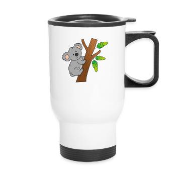 Koala - Tasse isotherme avec poignée - blanc - Devant