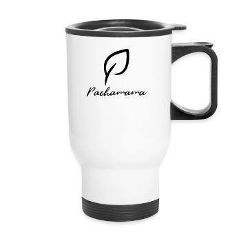 Pachamama déesse de la nature - mère de la terre - Tasse isotherme avec poignée - blanc - Devant