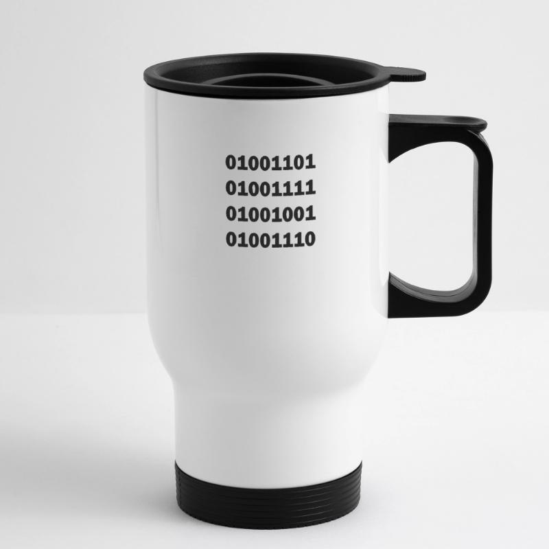 Binary code MOIN Thermal mug with handle