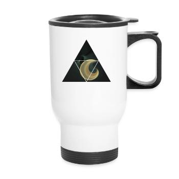 T-shirt Electro Hipster FullMoon Club - Tasse isotherme avec poignée - blanc - Devant