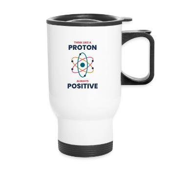Science Sayings Physics Funny Gift - Thermal mug with handle - white - Front