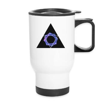 T-shirt Techno Hipster IceCube Club - Tasse isotherme avec poignée - blanc - Devant
