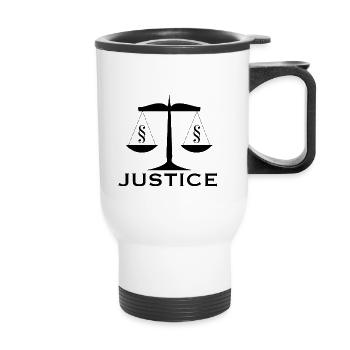 loi - Tasse isotherme avec poignée - blanc - Devant