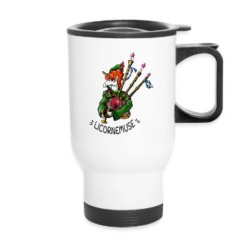 Outlanders adulte - Tasse isotherme avec poignée - blanc - Devant