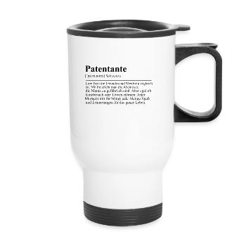 Patentante - Thermobecher mit Tragegriff - Weiß - Vorne