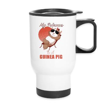 Guinea pigs, spells, wizards, magic - Thermal mug with handle - white - Front