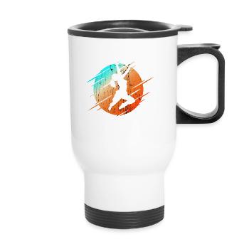 CLIMBING Extreme Sports Climbing - Thermal mug with handle - white - Front