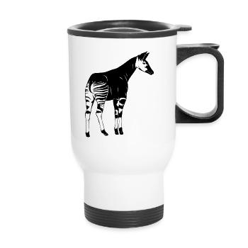 Okapi - Thermobecher mit Tragegriff - Weiß - Vorne