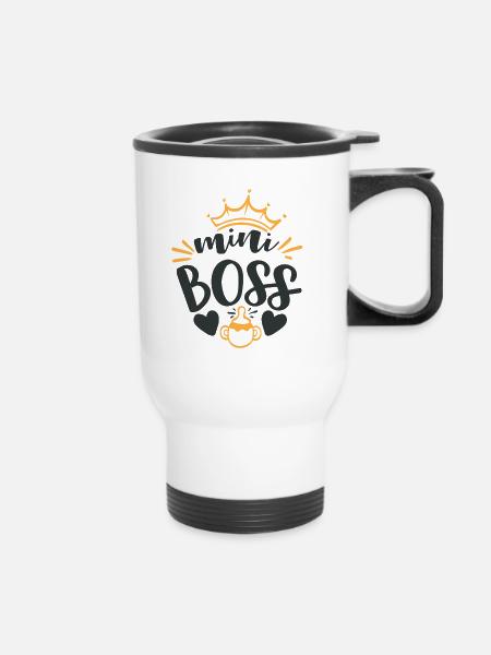 Baby Boss - Thermobecher mit Tragegriff - Weiß