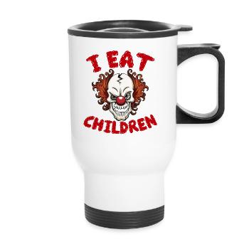I Eat Children - Je mange des enfants - Tasse isotherme avec poignée - blanc - Devant