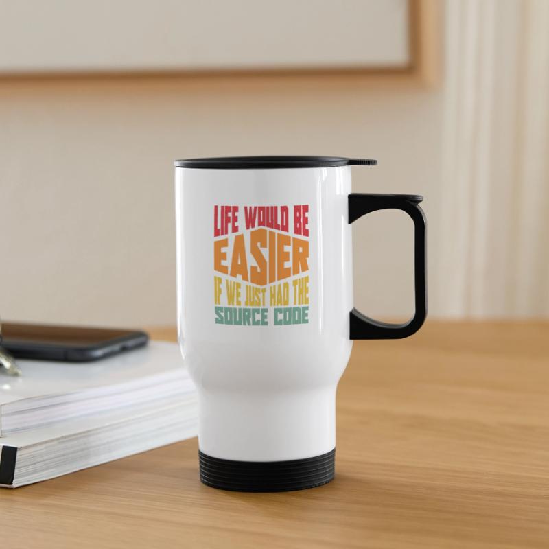 Programmer Coder Software Developer Thermal mug with handle