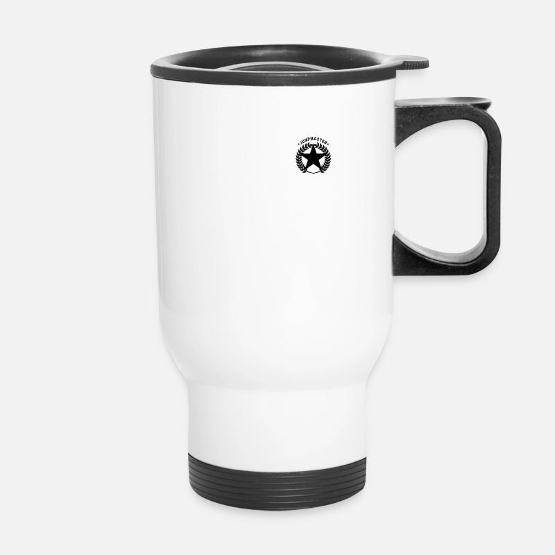 Paratrooper Jumpmaster Star - Thermal mug with handle - white