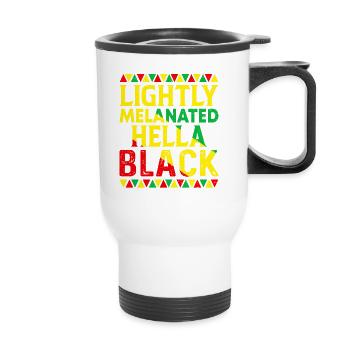 Black History Month Black History American - Thermobecher mit Tragegriff - Weiß - Vorne