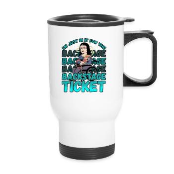 Conception de fauteuil roulant pour handicapés pour une amputation - Tasse isotherme avec poignée - blanc - Devant