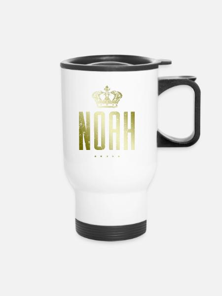 Noah - Thermobecher mit Tragegriff - Weiß