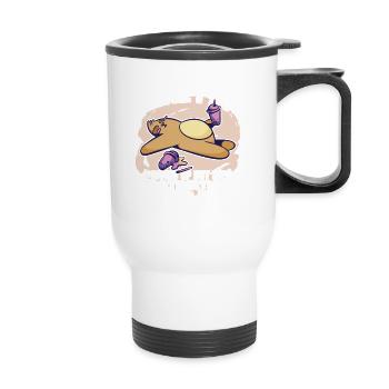 Motivation - Tasse isotherme avec poignée - blanc - Devant
