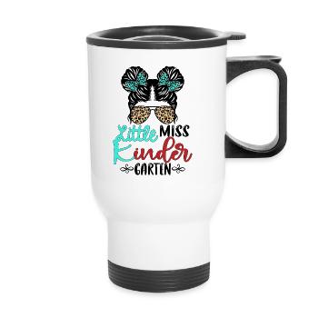 Little Miss Kindergarten - Thermal mug with handle - white - Front
