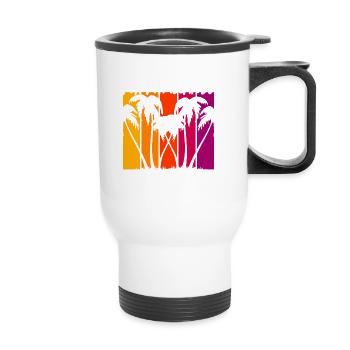 Vintage Phi Phi Islands Thaïlande - Tasse isotherme avec poignée - blanc - Devant
