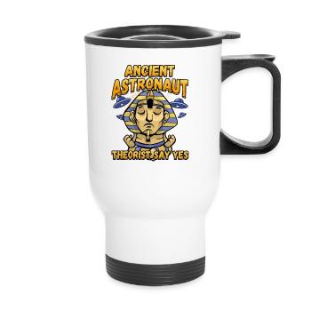 Conception de la mythologie égyptienne pour un fan de l’Égypte ancienne - Tasse isotherme avec poignée - blanc - Devant