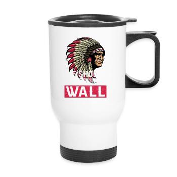 Indianer Ureinwohner Amerika Native American - Thermobecher mit Tragegriff - Weiß - Vorne