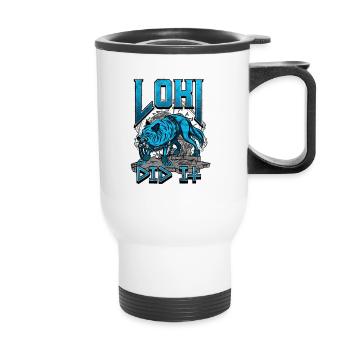 Norse Viking Mythology Design for Viking Warriors - Thermobecher mit Tragegriff - Weiß - Vorne