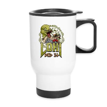 Norse Viking Mythology Design for Viking Warriors - Thermobecher mit Tragegriff - Weiß - Vorne