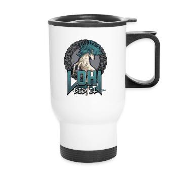 Norse Viking Mythology Design for Viking Warriors - Thermobecher mit Tragegriff - Weiß - Vorne