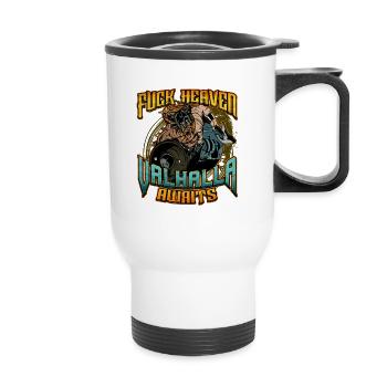 Norse Viking Mythology Design for Viking Warriors - Thermobecher mit Tragegriff - Weiß - Vorne