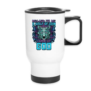 Norse Viking Mythology Design for Viking Warriors - Thermobecher mit Tragegriff - Weiß - Vorne