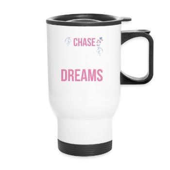 Live your dreams Unicorn - Thermal mug with handle - white - Front