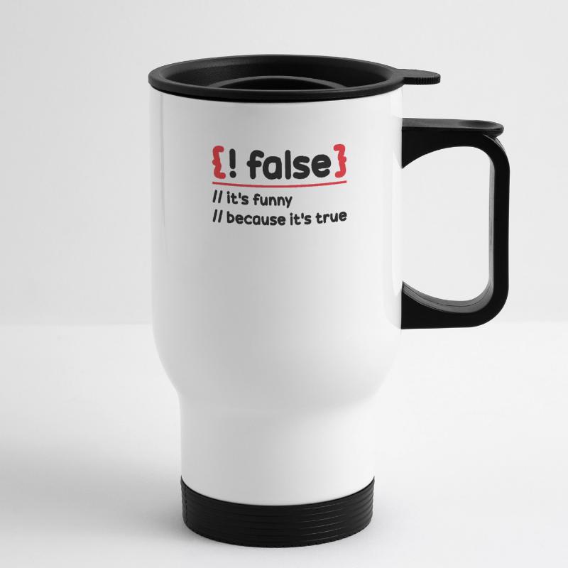 Programmer Programming Software Coding Encoder Thermal mug with handle