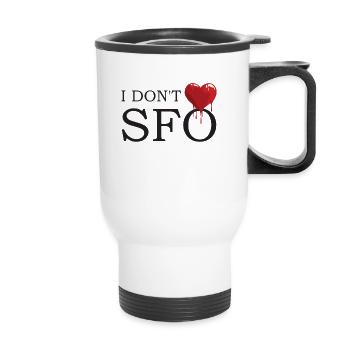I Don't Love Jacksonville Florida - Thermal mug with handle - white - Front