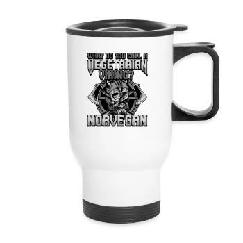 Norse Viking Mythology Design for Viking Warriors - Thermobecher mit Tragegriff - Weiß - Vorne