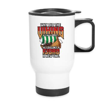 Conception de la mythologie viking nordique pour les guerriers vikings - Tasse isotherme avec poignée - blanc - Devant