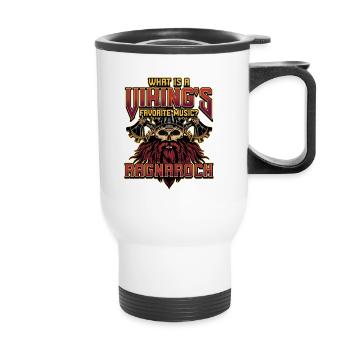 Norse Viking Mythology Design for Viking Warriors - Thermobecher mit Tragegriff - Weiß - Vorne