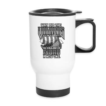 Conception de la mythologie viking nordique pour les guerriers vikings - Tasse isotherme avec poignée - blanc - Devant