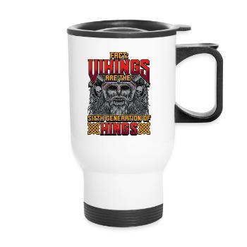 Norse Viking Mythology Design for Viking Warriors - Thermobecher mit Tragegriff - Weiß - Vorne