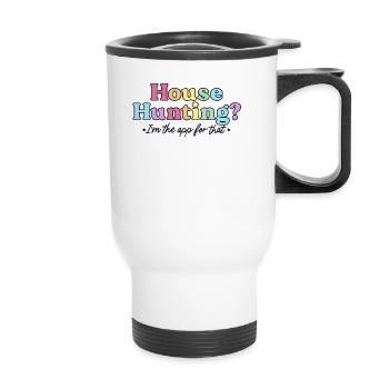 House Hunting I'm The App For That Funny Real - Thermal mug with handle - white - Front