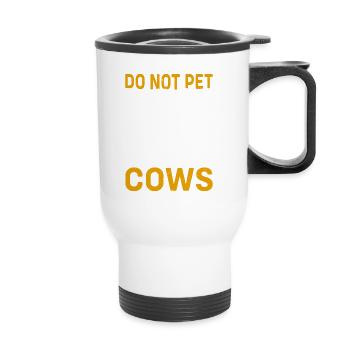 Bison Buffalo Water Buffalo National Park - Thermal mug with handle - white - Front