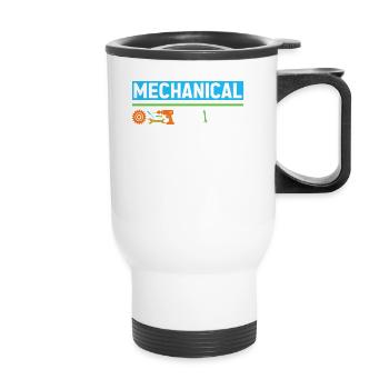 Ingénieur en mécanique Génie mécanique - Tasse isotherme avec poignée - blanc - Devant