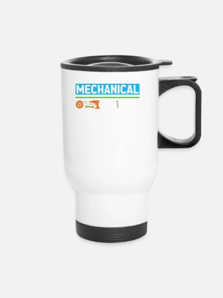 Mechanik Ingenieur Maschinenbau - Thermobecher mit Tragegriff - Weiß