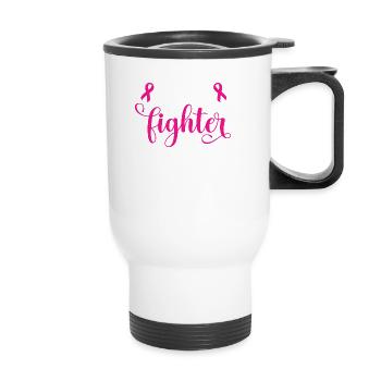 Je suis un survivant - Tasse isotherme avec poignée - blanc - Devant