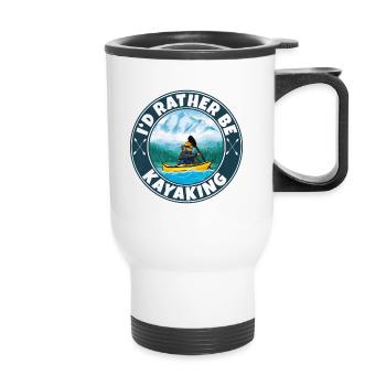 Kayak - Tasse isotherme avec poignée - blanc - Devant