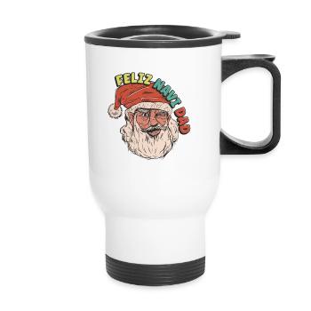 Feliz Navi Dad Xmas Dad Design for Fathers Day in - Thermal mug with handle - white - Front