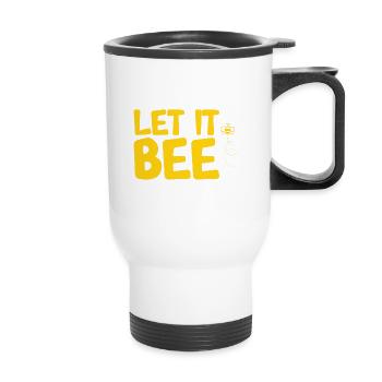 Cadeau d'apiculteur apiculteur abeille abeille - Tasse isotherme avec poignée - blanc - Devant