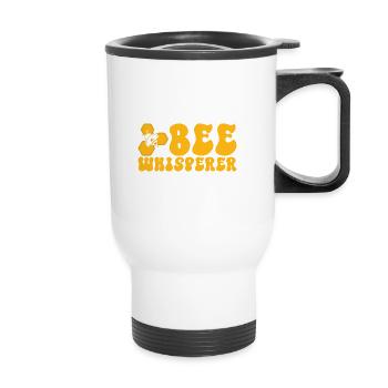Cadeau d'apiculteur apiculteur abeille abeille - Tasse isotherme avec poignée - blanc - Devant