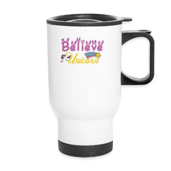 Belief in Unicorn Unicorn - Thermal mug with handle - white - Front